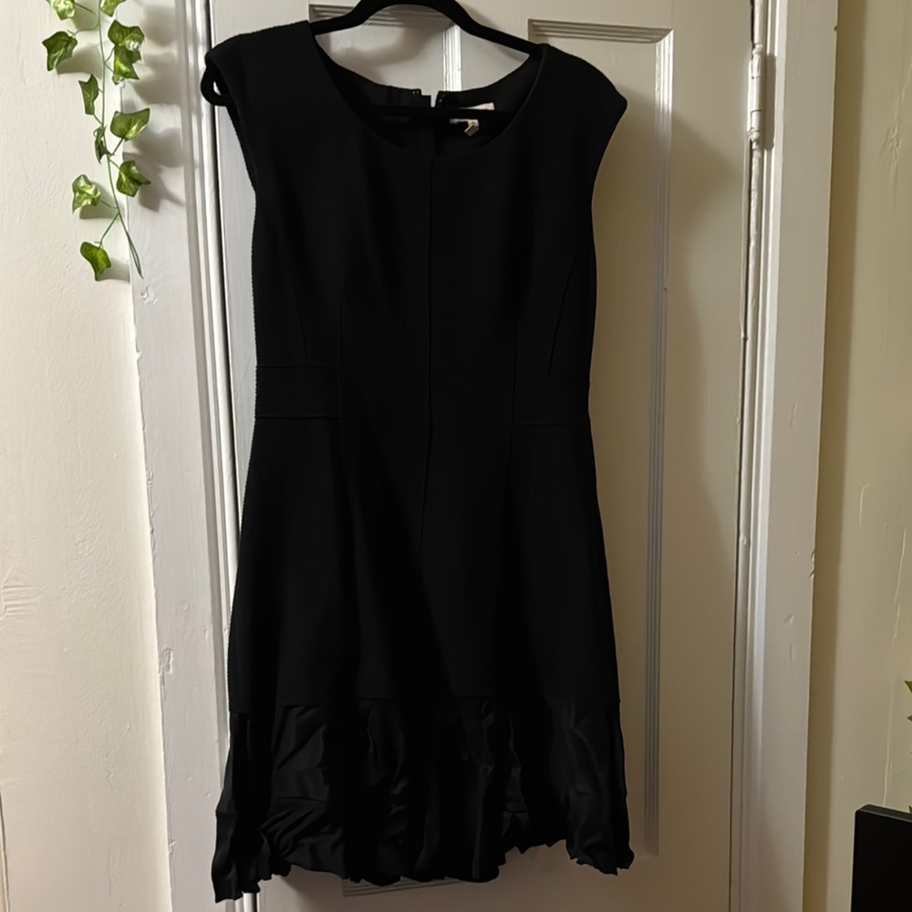 Rebecca Taylor Black A-Line Mini Dress Sleeveless